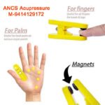 ANCS Acupressure Magnetic Finger Power Clips Yellow Set of 5 - Image 3