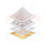ANCS White Max 9 Pyramid Set