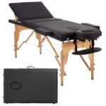 ANCS 3 fold Ayurved, Spa & Panchkarma Massage Bed Wooden Width-70cm - Image 7