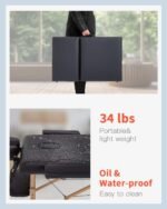 ANCS 3 fold Ayurved, Spa & Panchkarma Massage Bed Wooden Width-70cm - Image 9