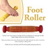 ANCS Acupressure Wooden Roller for Foot Massager, Acupressure Manual Magnetic Stress Mat Combo Kit - Image 2