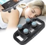 4D Massager Gun Strong Power | Deep Tissue Percussion Body Massager with Multiple Massage Heads | Adjustable Speed 1800–3200 RPM | Rechargeable Muscle Pain Relief Gun for Full Body