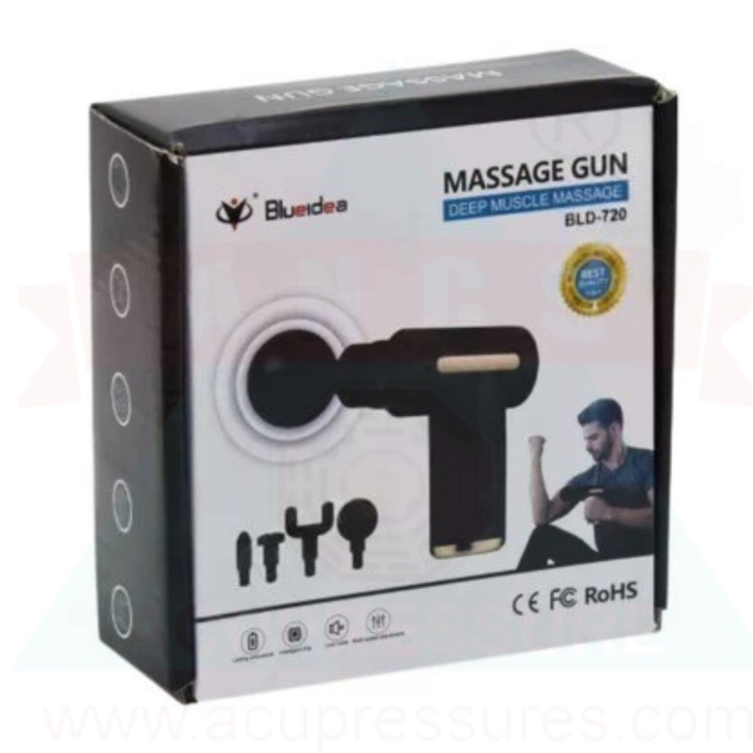 Physio Prime Mini Massage Gun Deep Muscle Massage BLD-720 Massage Gun