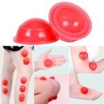 ANCS Silicone Vacuum Cupping Set, 12 Pieces, Half Ball Cupping Therapy Cans, Rubber Body Slimming Suction Cups Set Of 12 - Image 5