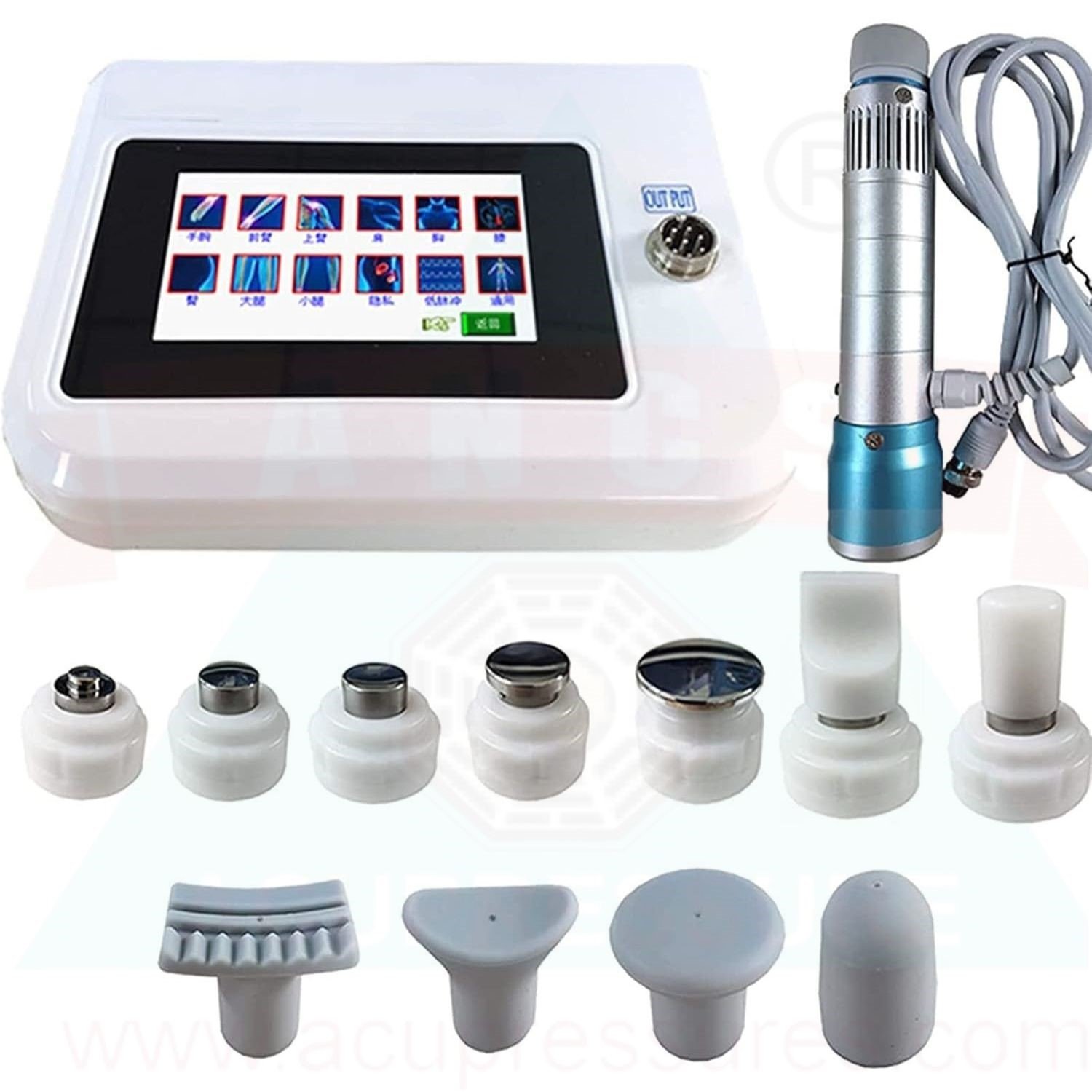 Physio Prime V100 Shock Wave Therapy Device, Extra-Corporal Shock Wave Device with...