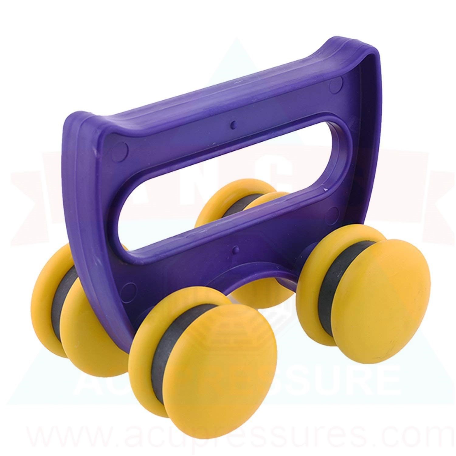 Physio Prime Spine Roller Back Roller Pain relief Power Roll Magnetic 4 Wheel Easy...