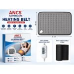 ANCS Orthopaedic Electric Heating Belt with 3 Levels of Temperature Control, Lower Back Heat Therapy Waist Wrap, Pain Relief of Abdominal, Stomach, Lumbar, Muscle, Knee, Shoulder, Neck and Cramps, Grey - Image 4