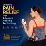 ANCS Orthopaedic Electric Heating Belt with 3 Levels of Temperature Control, Lower Back Heat Therapy Waist Wrap, Pain Relief of Abdominal, Stomach, Lumbar, Muscle, Knee, Shoulder, Neck and Cramps, Grey - Image 5