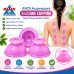 ANCS Acupressure Half Ball Vacuum Silicon Pink Ball Spine, calf, Back pain-1pc - Image 4