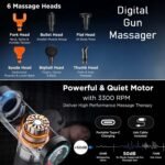 ANCS Digital Gun Massager Touch Screen USA Based Premium Quality Dr Physio PRO Electric Gun Massager C Pin charging cable - Image 4
